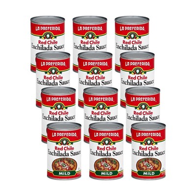La Preferida Mexican Foods Red Chile Enchilada Sauce Mild | Salsa de Chile Ro...