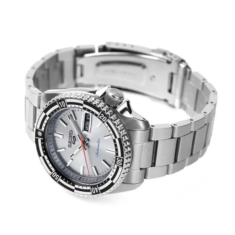 Pre-owned Seiko 5 Sports 55th Anniversary Special Edition Automatic Men's Watch (silver)