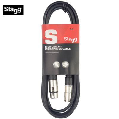 Stagg SMC10 33FT/10M XLR Male to XLR Female High Quality Microphone Cable