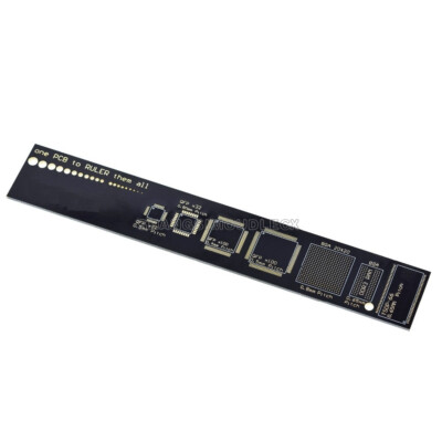 15/20/25/30cm PCB Measuring Tool Black Multifunctional PCB Ruler Angle Meter