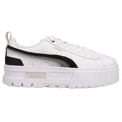 

Puma Mayze Triplex Lace Up Platform Женские белые кроссовки Повседневная обувь 384871-0, Белый, Puma Mayze Triplex Lace Up Platform