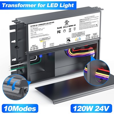 24V Triac Dimmable Power Supply Led Driver, AC to DC Transformer for LED Light