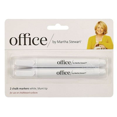 Office by Martha Stewart Liquid Chalk Markers 2 Pack White (28647) 1773310
