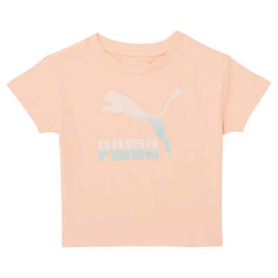 

Футболка Puma Gloaming Pack из джерси с круглым вырезом и короткими рукавами с рисунком для маленьких девочек S, Розовый, Puma Gloaming Pack Jersey Graphic Crew Neck Short Sleeve T-Shirt