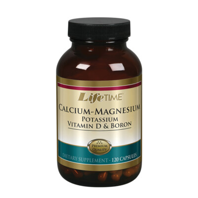 Lifetime Calcium Magnesium Potassium | 120 Capsules, 30 servings