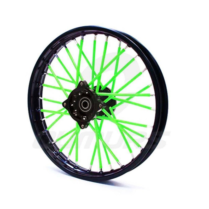 72PCS Spoke Skin Cover Motocross Dirt Bike Wheel Rim Spoke Wrap Skin Cover Green eBay