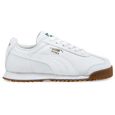 

Puma Roma Basic Summer Lace Up Youth Boys Белые кроссовки Повседневная обувь 36279505, Белый, Puma Roma Basic Summer Lace Up Youth