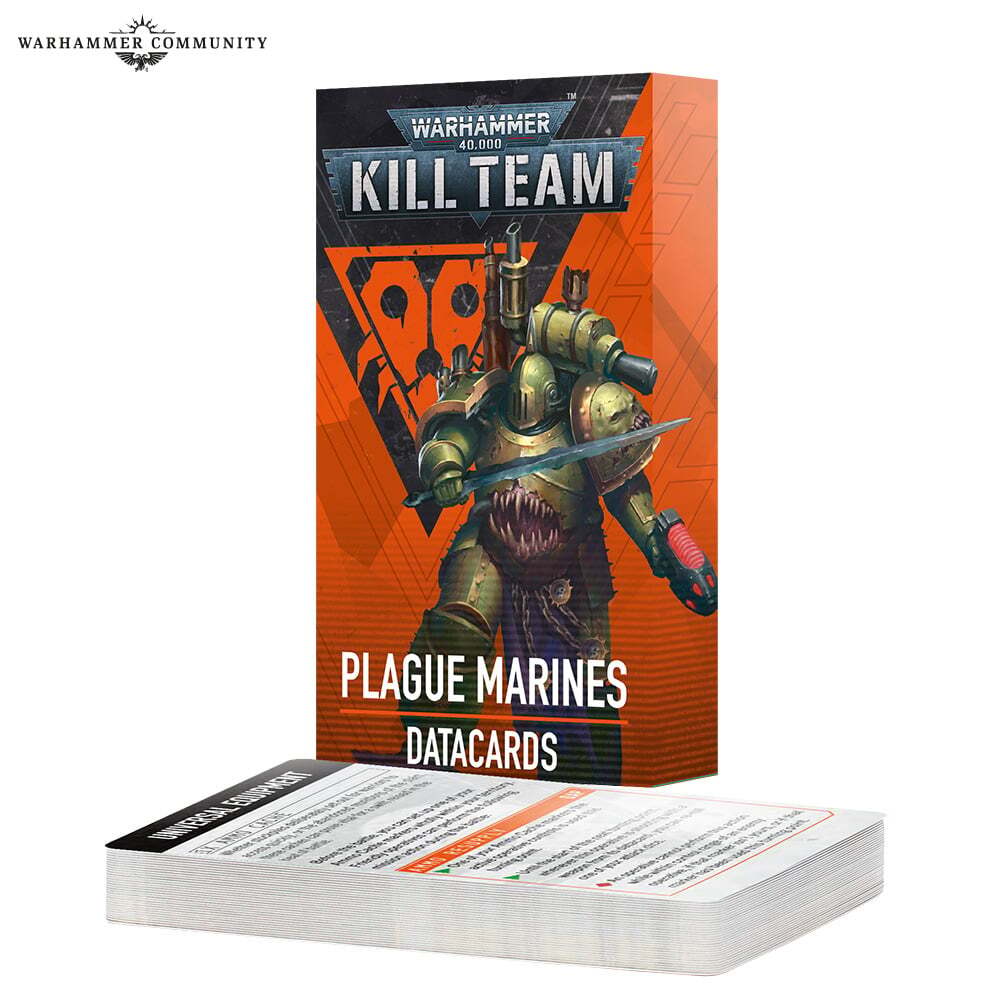 Карты данных Kill Team: ПРЕДПРОДАЖА чумных морских пехотинцев Warhammer 40K 21.12.2018