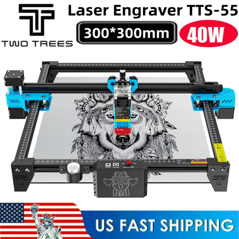 Twotrees Tts-55 Laser Engraving Machine 40w Metal Laser Engraver 300*300mm