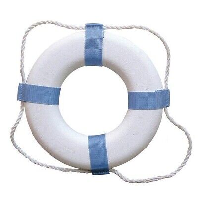 Taylor Made Decorative Ring Buoy - 20'' - White/Blue - Not USCG Approved - 372