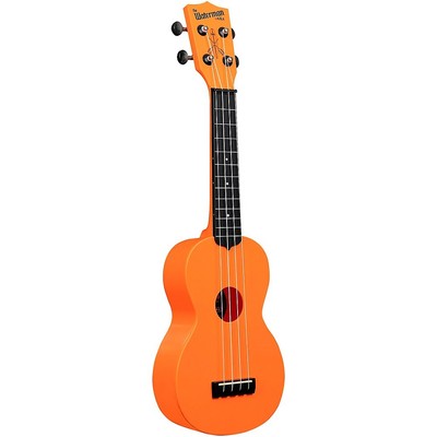 Kala KA-WMS-S Soprano Waterman Ukulele Sunset Orange