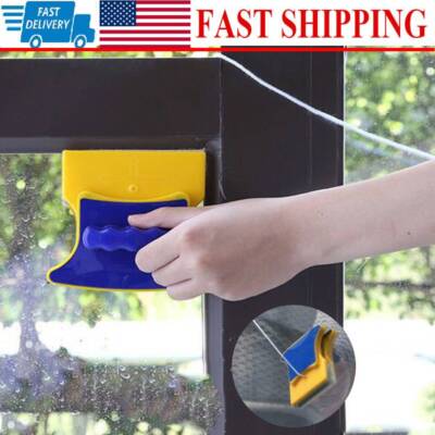Double Sided Magnetic Window Cleaner Glass Cleaning Wiper USA