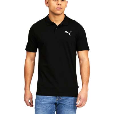

Рубашка поло Puma Essential с коротким рукавом мужская черная повседневная 58850901, Черный, Puma Essential Short Sleeve Polo Shirt
