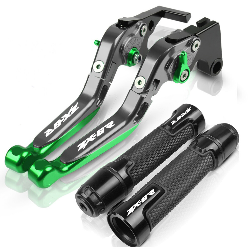 For Kawasaki ZX6R ZX 6R Motorcycle Adjustable Brake Clutch Levers