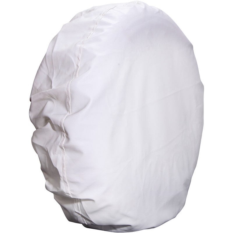 16" WHITE SPARE WHEEL TIRE COVER HEAVY VINYL EASY INSTALL PROTECTOER 29" 30" 31"