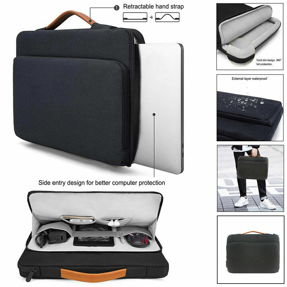 Laptop Sleeve Case Bag Handbag For 13.3-14 inch MacBook Pro 