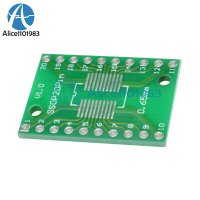 10/20/50/100PCS SSOP20 SOP20 TSSOP20 DIP20 PCB SMD DIP/Adapter Plate PCB Board