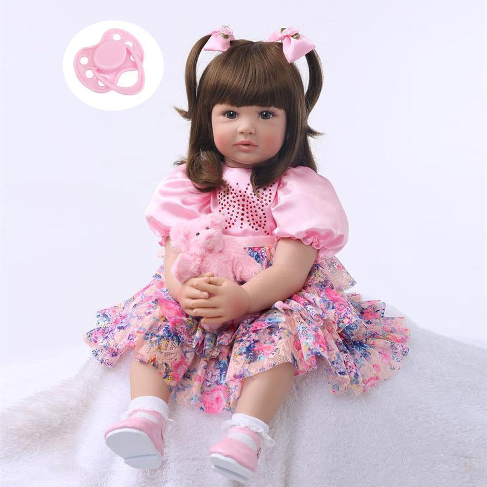 Soft Silicone Vinyl Lifelike Reborn Toddler Doll