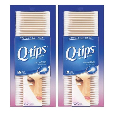 Cotton Swabs, 625Count, Pack of 2