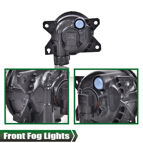 Clear Bumper Fog Lights Driving Lamps Left+Right Fit For 2018-2020 Honda Fit