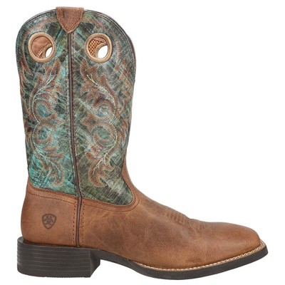 

Мужские коричневые повседневные ботинки Ariat Sport Rodeo Square Toe Cowboy 10042403, Коричневый, Ariat Sport Rodeo Square Toe Cowboy