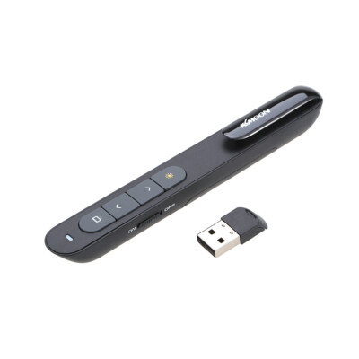 Black Kkmoon  10m Remote Controller PPT Presenter with USB Receiver P3F4