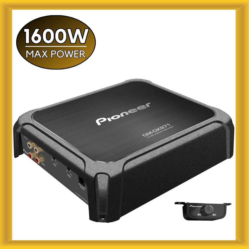 Pioneer GMDX871 Monoblock Car Subwoofer Amplifier 1600 Watts