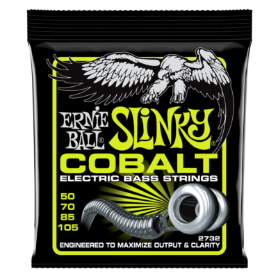 2 Sets Pack Ernie Ball 2732 Slinky Cobalt Electric Bass Strings 50-105