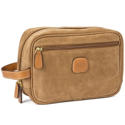 NEW Bric's Life Collection Travel Kit Camel Brown