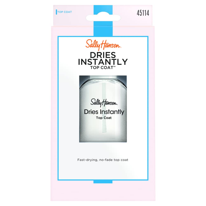 Dries Instantly Top Coat Nail Polish No Fade 0.45 Fl Oz Fast Drying