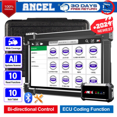 ANCEL X7 Bidirectional Full System Car Diagnostic Tool Code Reader OBD2 Scanner