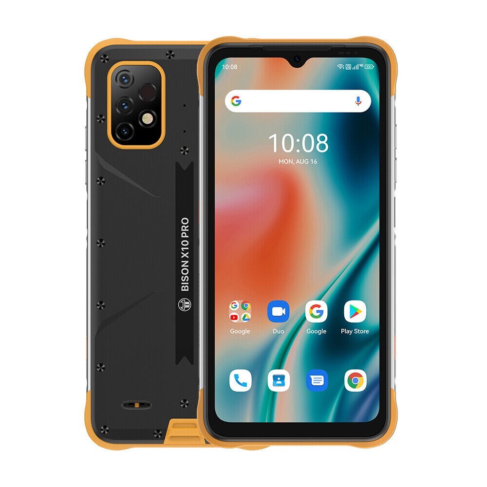 スマートフォン本体 Umidigi Bison Yellow UMIDIGI Bison - 128 GB - Yellow (Unlocked) for sale online