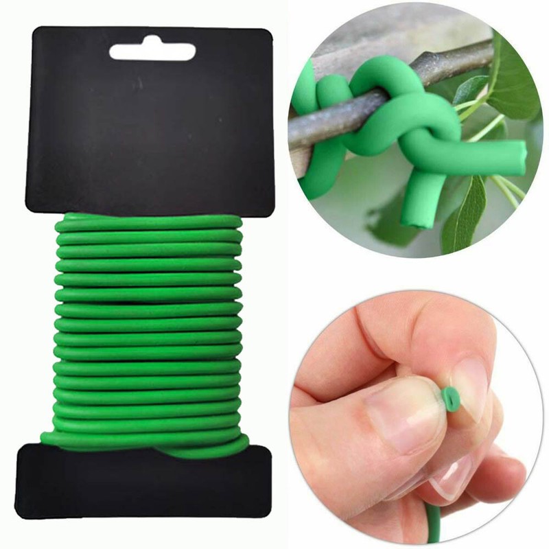 Garden Plant Twist Ties Support Reusable Weatherproof Wire Flexible Tie