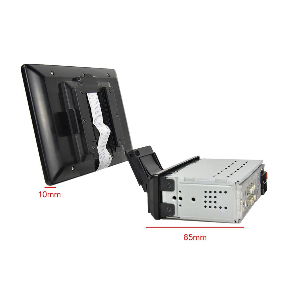 10.1"  Carplay Car Stereo Radio Bluetooth Single 1Din Rotatable Touch Screen MP5