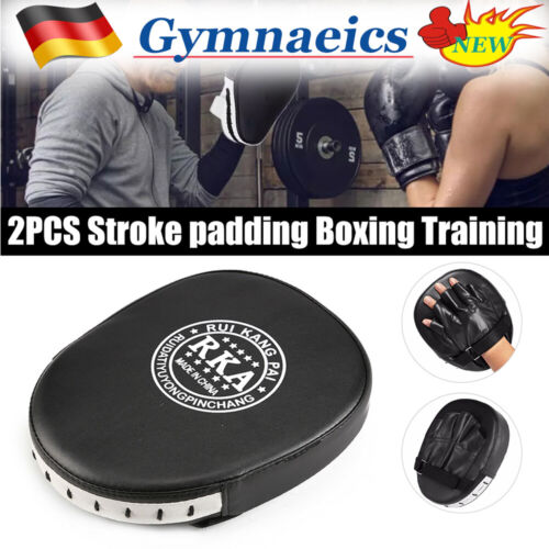 2x Boxpratzen Pad Handpratzen Schlagpolster Kampfsport Pratze Boxen Training