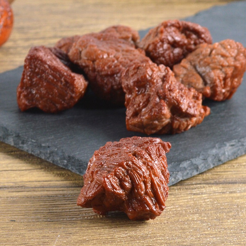  5 Pcs Bifteck De Simulation ModèLe Nugget Boeuf DéCoration Fausse Viande