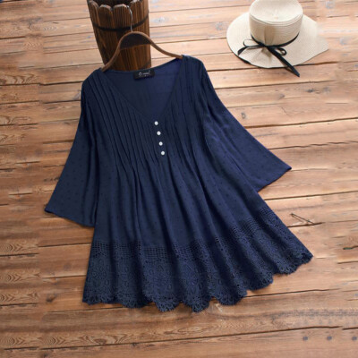 Womens Summer Loose T-Shirt Dress Ladies Casual Baggy Tunic Tops Blouse New