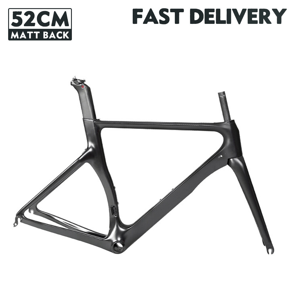 Flat Frameset Matt Black 52cm