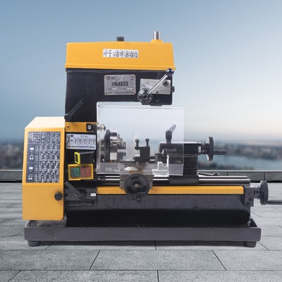 3IN1 Micro Milling and Drilling Machine 110V Metal Wood Lathe Electronic Control