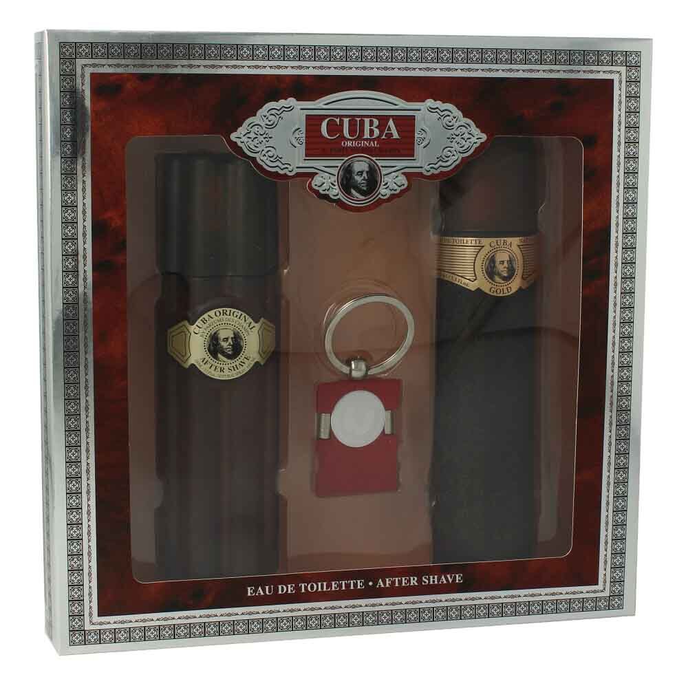 Cuba Gold Man Edt 100 ml + After Shave 100 ml + Schlüsselanhänger Set