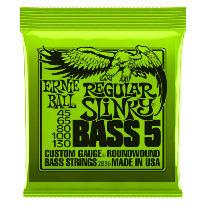 Ernie Ball 2836 Regular Slinky Bass Guitar Strings 5 String set