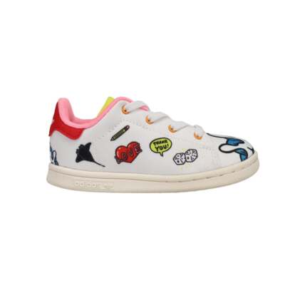 

Белые кроссовки adidas Stan Smith Primeblue для мальчиков, повседневная обувь FY2688, Белый, adidas Stan Smith Primeblue Kids