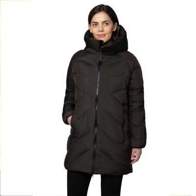 JACK WOLFSKIN JACK WOLFSKIN WOMENS UPPER EAST LONG JACKET TOP BROWN SPORTS OUTDOORS FULL ZIP