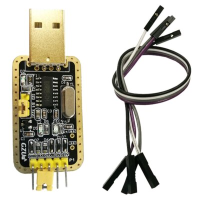 USB to TTL Serial Adapter CH340 chip Converter Module Debug Cable TTL to USB ...