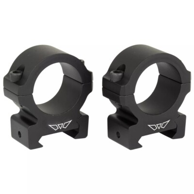 Warne Vapor Horizontal 30mm Medium Scope Ring Matte Black Fits Picatinny - V614M