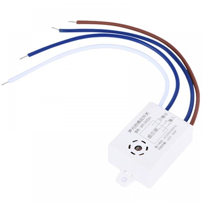 1~5PCS New 220V Sound Voice Sensor Switch Indoor Intelligent Auto On Off Lights