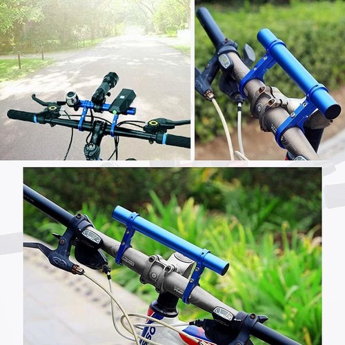Bike Handlebar Extender Extension Bicycle Bar Mount Headlight GPS Holder Bracket