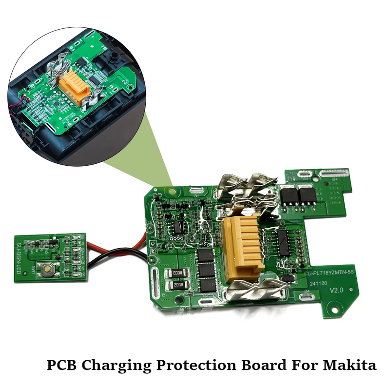 1pc PCB Circuit Board For Makita BL1815 BL1860 LXT400 BL1850 18V Li-ion Battery