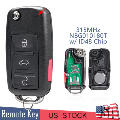 For 2011 2012 2013 2014 2015 2016 Volkswagen VW Jetta Keyless Remote Key Fob 4B