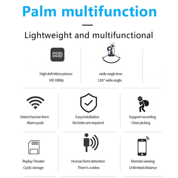 1080P WiFi Mini Camera HD Hidden IP Night Vision Camcorder Home Security spy Cam - Image 3